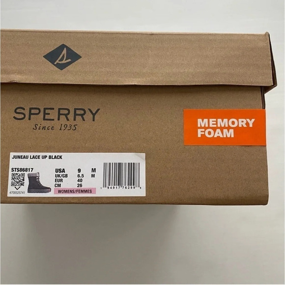 New Sperry Women's Juneau Lace Up Black Winter Boots
STS86817 9 Hiking Sherpa - Picture 4 of 14